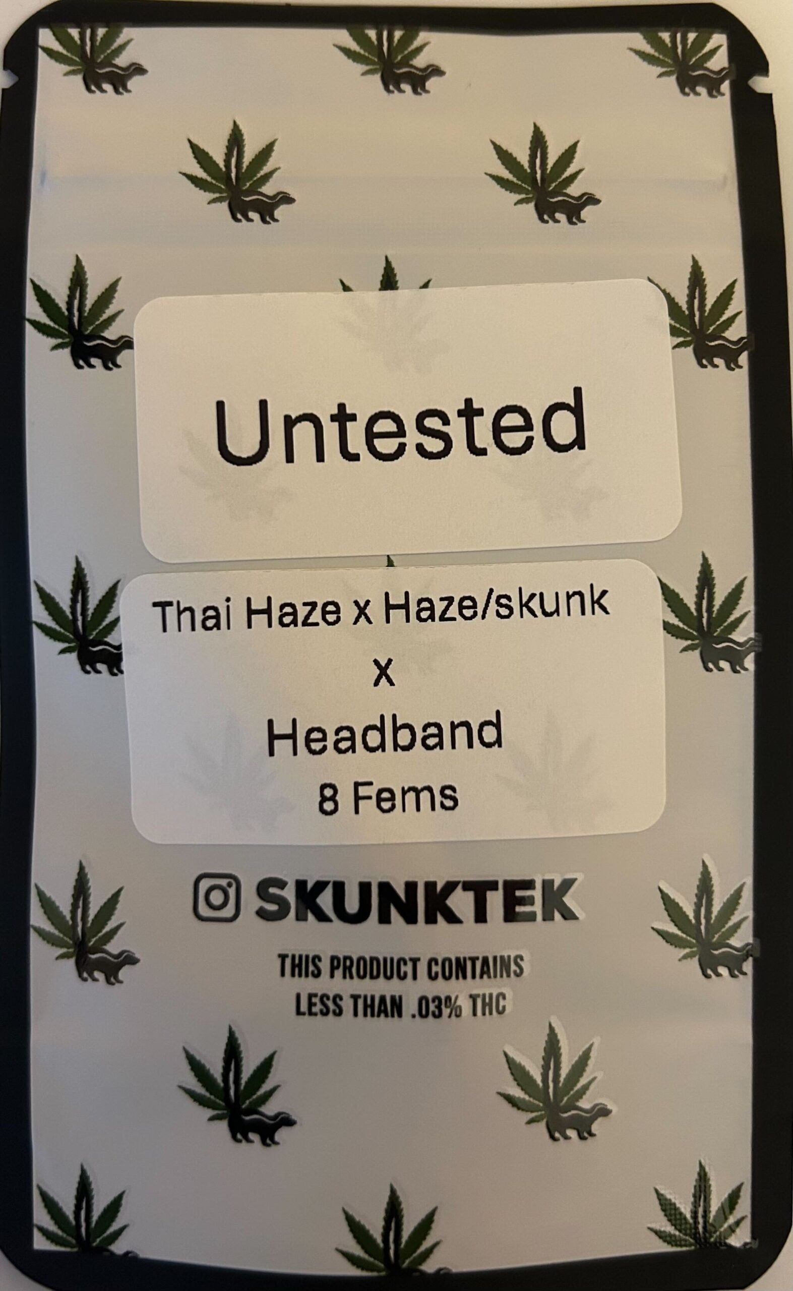 Thai Haze x Haze/skunk x Headband
