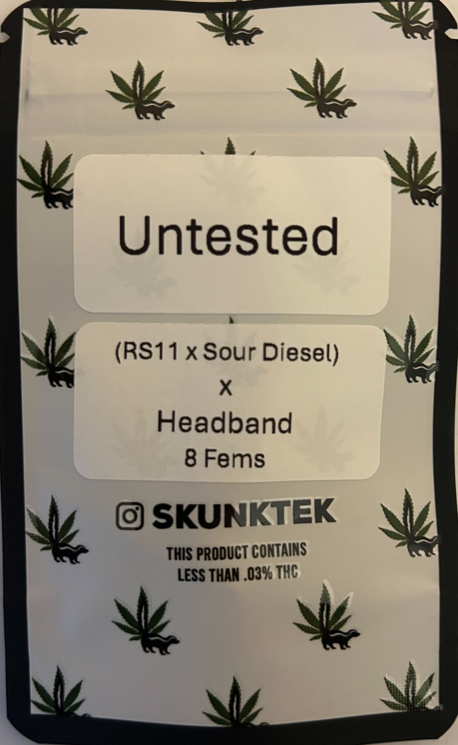(RS11 x Sour Diesel) x Headband - Image 2